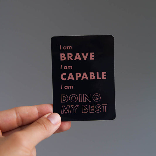 I am BRAVE Sticker