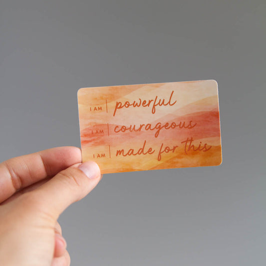 I am POWERFUL Sticker