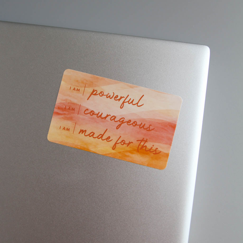 I am POWERFUL Sticker